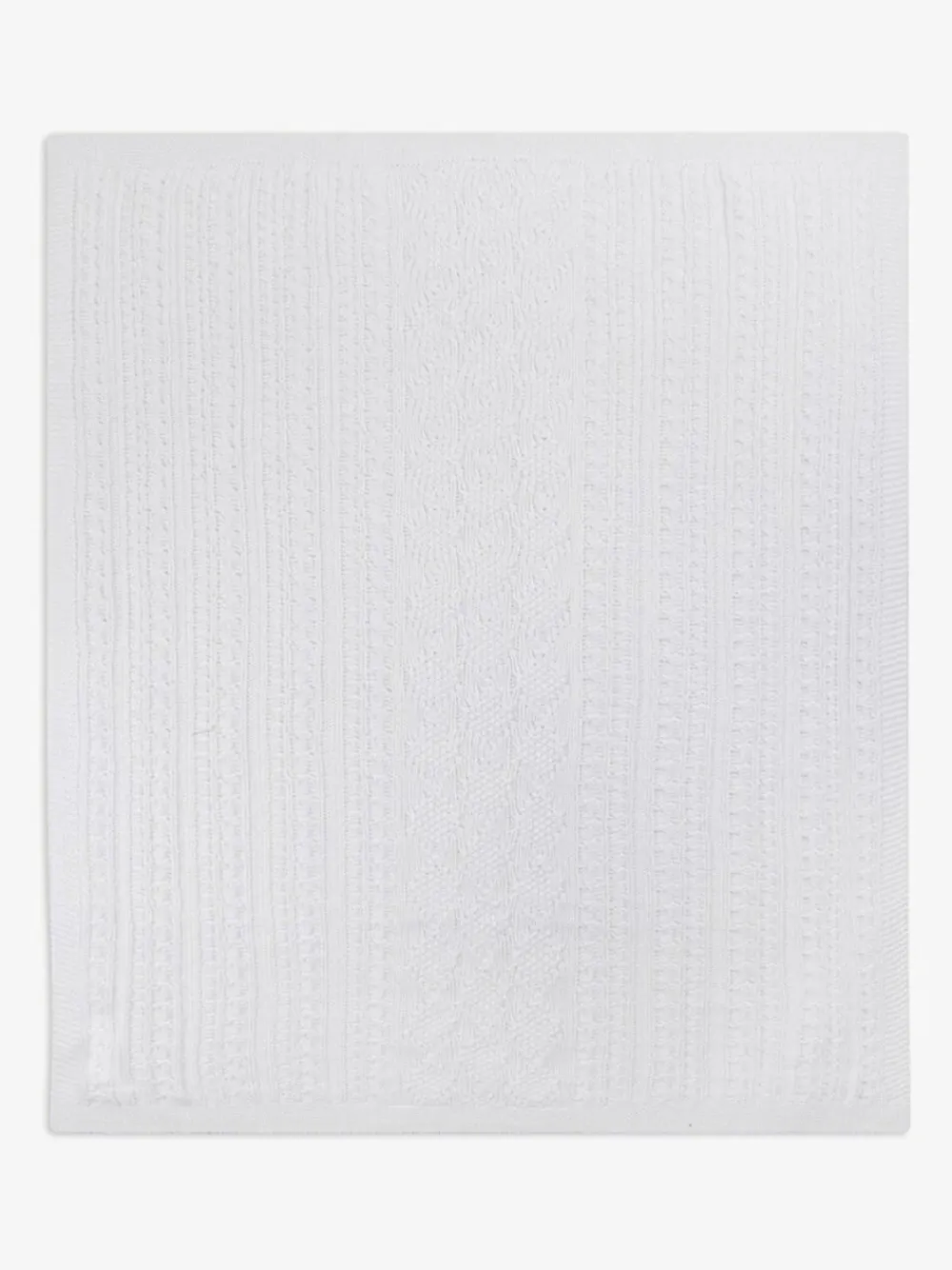 The Little Tailor Baby Fisherman Cable Knitted Blanket^ Nursery Bedding|Blankets