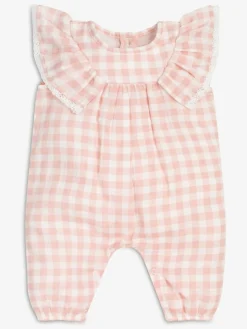 The Little Tailor Baby Muslin 100% Cotton Playsuit^ Jumpsuits & Playsuits