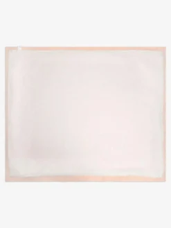 Clearance The Little Tailor Pink Plush Lined Knitted Baby Blanket