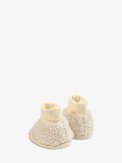 The Little Tailor Plush Lined Sherpa Fleece Baby Booties^BOY Baby Boots|Boots