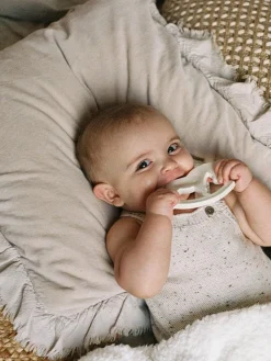 Online The Little Tailor Stylish Baby Knitted 100% Cotton Romper Oatmeal