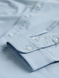 The Set 3 Pack Cotton Stretch Oxford Shirts Navy Blue/White^ Shirts