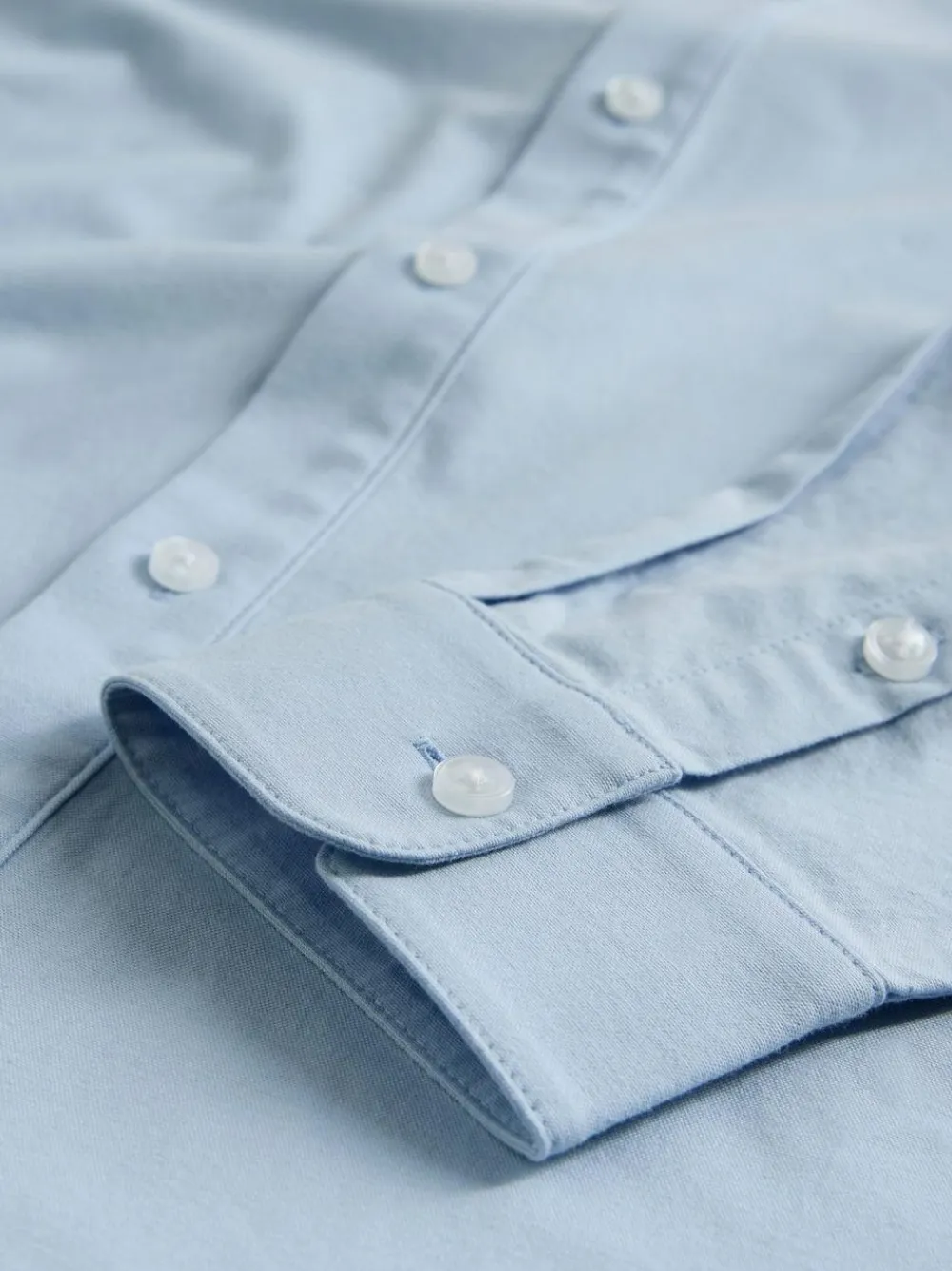 The Set 3 Pack Cotton Stretch Oxford Shirts Navy Blue/White^ Shirts