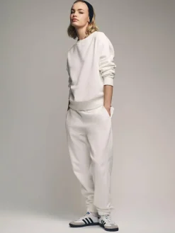 The Set 2 Pack Crew Neck Sweatshirts Black/Cream^Women Loungewear