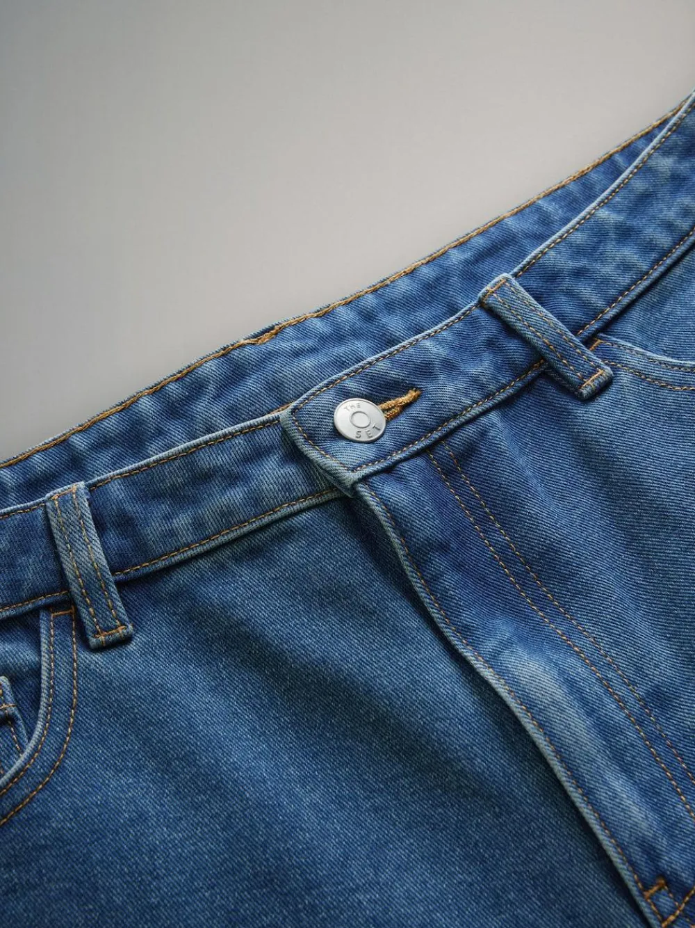 Sale The Set 3 Pack Denim Shorts Mid Blue/Ecru/Black