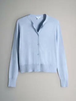 The Set 4 Pack Fine Knit Button Through Cardigan Navy Blue/Light Blue/Cream^Women Knitwear|Knitwear