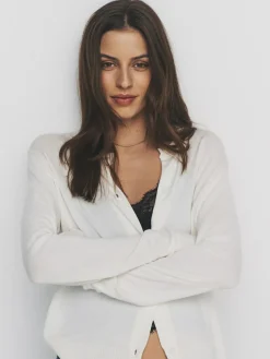 The Set 4 Pack Fine Knit Button Through Cardigan Navy Blue/Light Blue/Cream^Women Knitwear|Knitwear