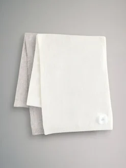 Sale The Set 2 Pack Fine Knit Scarf Set Oatmeal/Cream