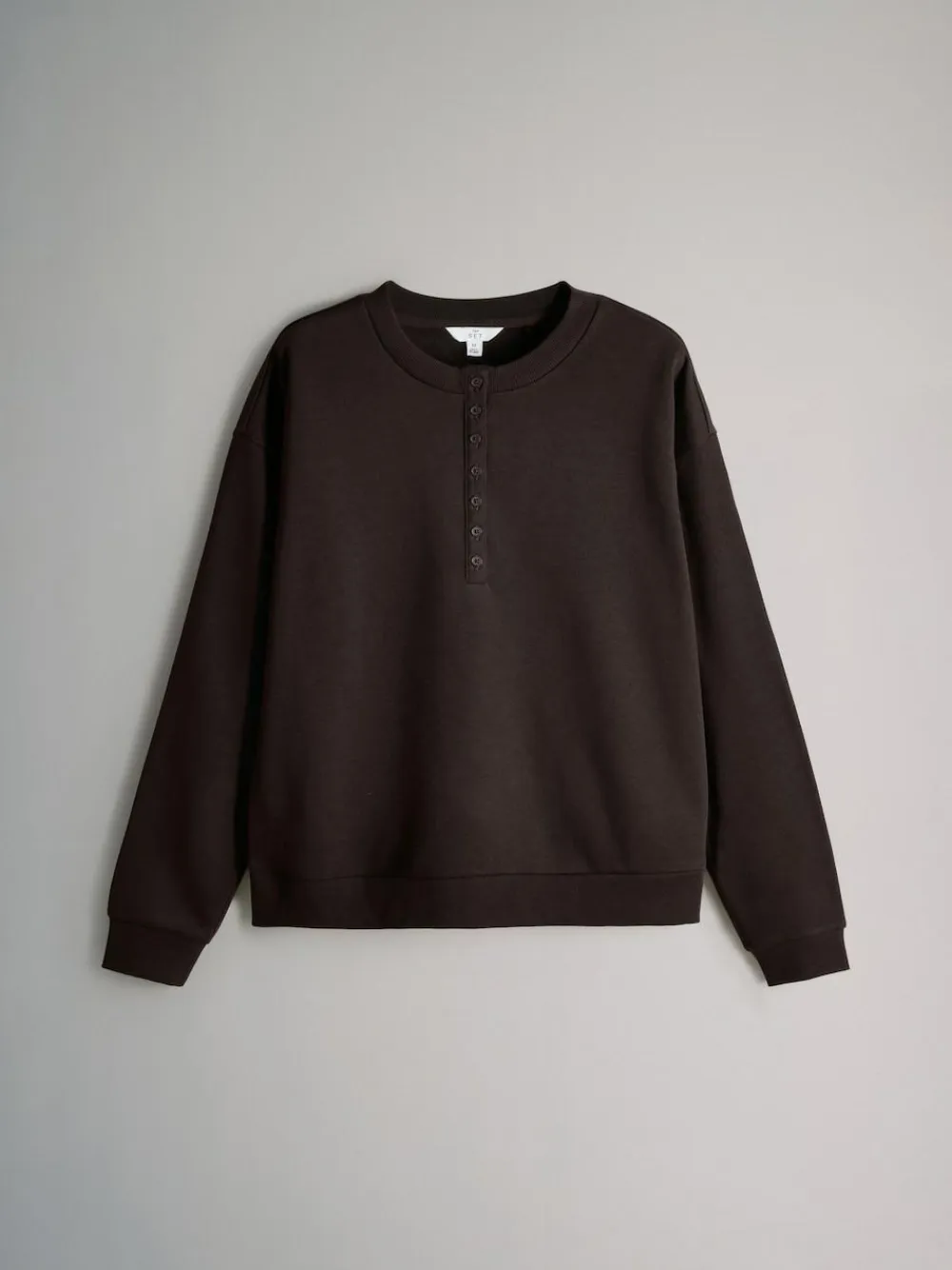 Online The Set 3 Pack Henley Sweatshirts Black/Chocolate Brown/Cream