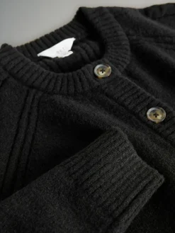 The Set 2 Pack High Neck Jumper/Cardigan Black Cable^Women Knitwear|Knitwear