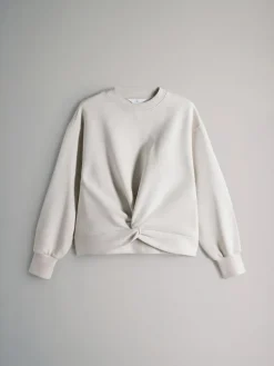 The Set 2 Pack Knot Front Sweatshirt Navy/Cream^Women Nightwear|Hoodies & Sweatshirts