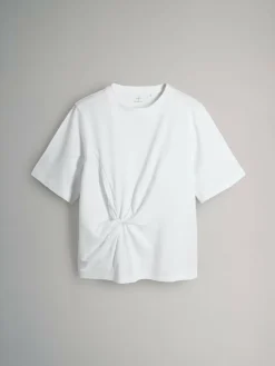 The Set 3 Pack Knot Front T-Shirts Black/White/Stripe^Women Nightwear|Tops & T-Shirts