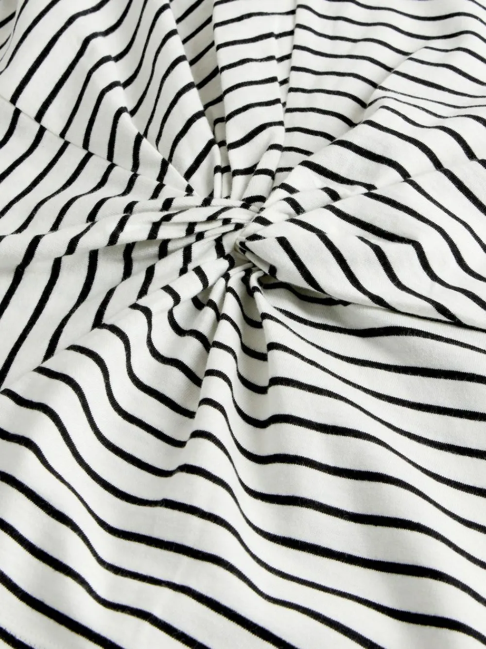 The Set 3 Pack Knot Front T-Shirts Black/White/Stripe^Women Nightwear|Tops & T-Shirts