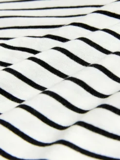 The Set 3 Pack Knot Front T-Shirts Black/White/Stripe^Women Nightwear|Tops & T-Shirts