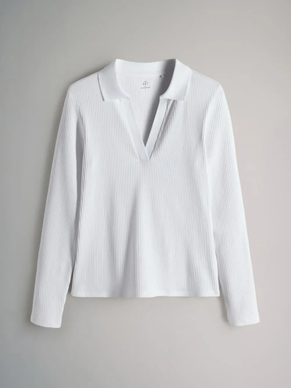 The Set 3 Pack Long Sleeve Ribbed Polo Top^Women Nightwear|Tops & T-Shirts