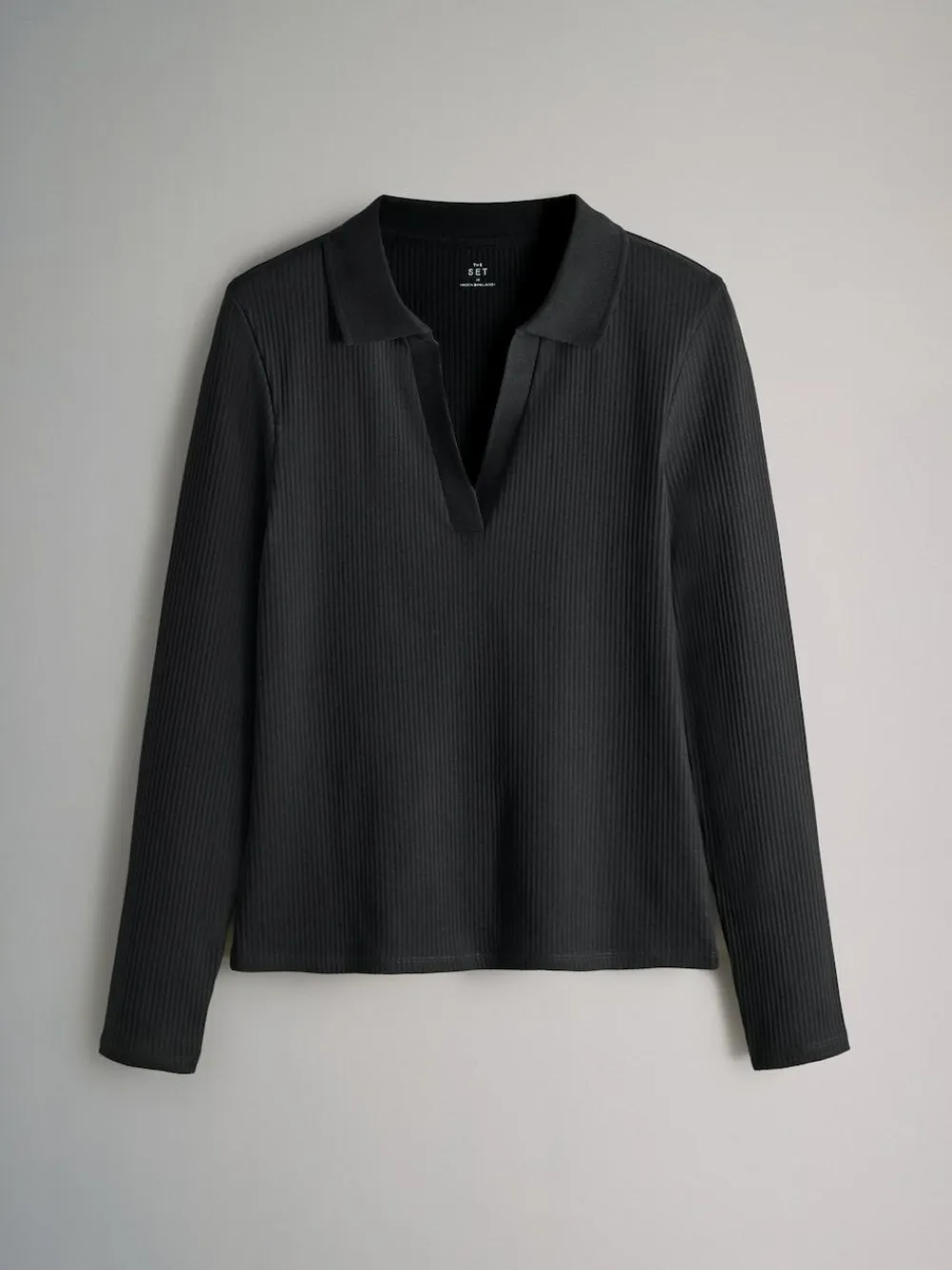 The Set 3 Pack Long Sleeve Ribbed Polo Top^Women Nightwear|Tops & T-Shirts