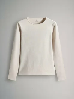 Clearance The Set 7 Pack Long Sleeve Crew Neck T-Shirts Stripe/Black/Grey/White