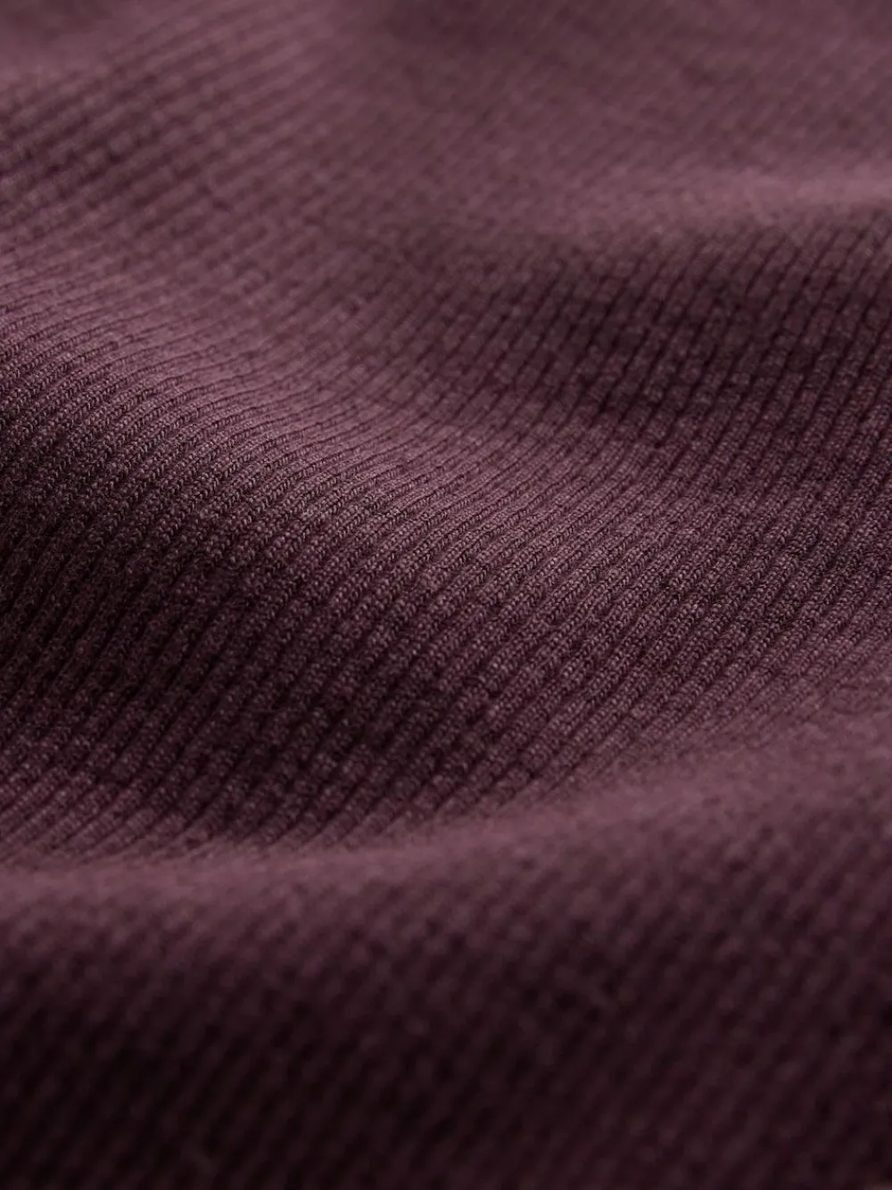 The Set 3 Pack Long Sleeve Button Through Rib T-Shirt Black/Chocolate Brown/Berry^Women Tops & T-Shirts