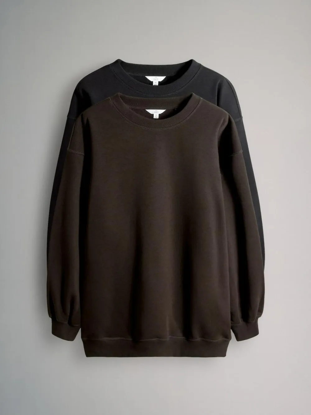 The Set 2 Pack Longline Crew Neck Sweatshirt^Women Hoodies & Sweatshirts