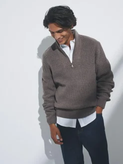 The Set 2 Pack Quarter Zip Neck Jumpers^ Knitwear|Knitwear