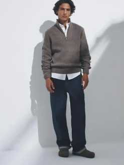 The Set 2 Pack Quarter Zip Neck Jumpers^ Knitwear|Knitwear