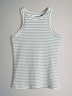 The Set 5 Pack Racer Ribbed Vests^Women Sportswear