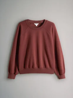 Best The Set 4 Pack Raglan Sweat Tops Chocolate Brown/Pinks/Cream