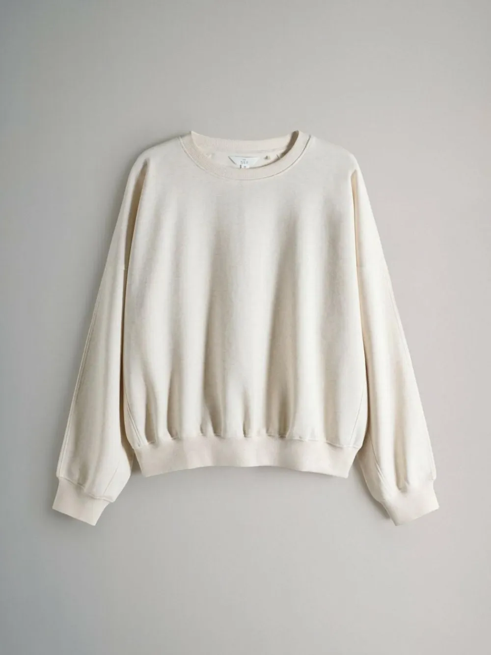 The Set 2 Pack Relaxed Crew Sweatshirt Chocolate Brown/Cream^Women Hoodies & Sweatshirts