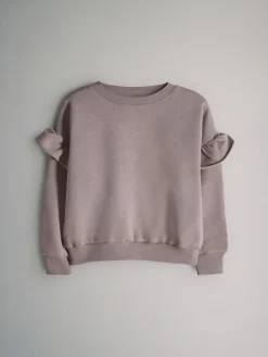 The Set 3 Pack Relaxed Frill Sleeve Sweatshirts Brown/Cream/Stripe^ Nightwear|Sweatshirts & Hoodies