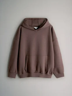 The Set 2 Pack Relaxed Hoodie Chocolate Brown/Pink^Women Hoodies & Sweatshirts