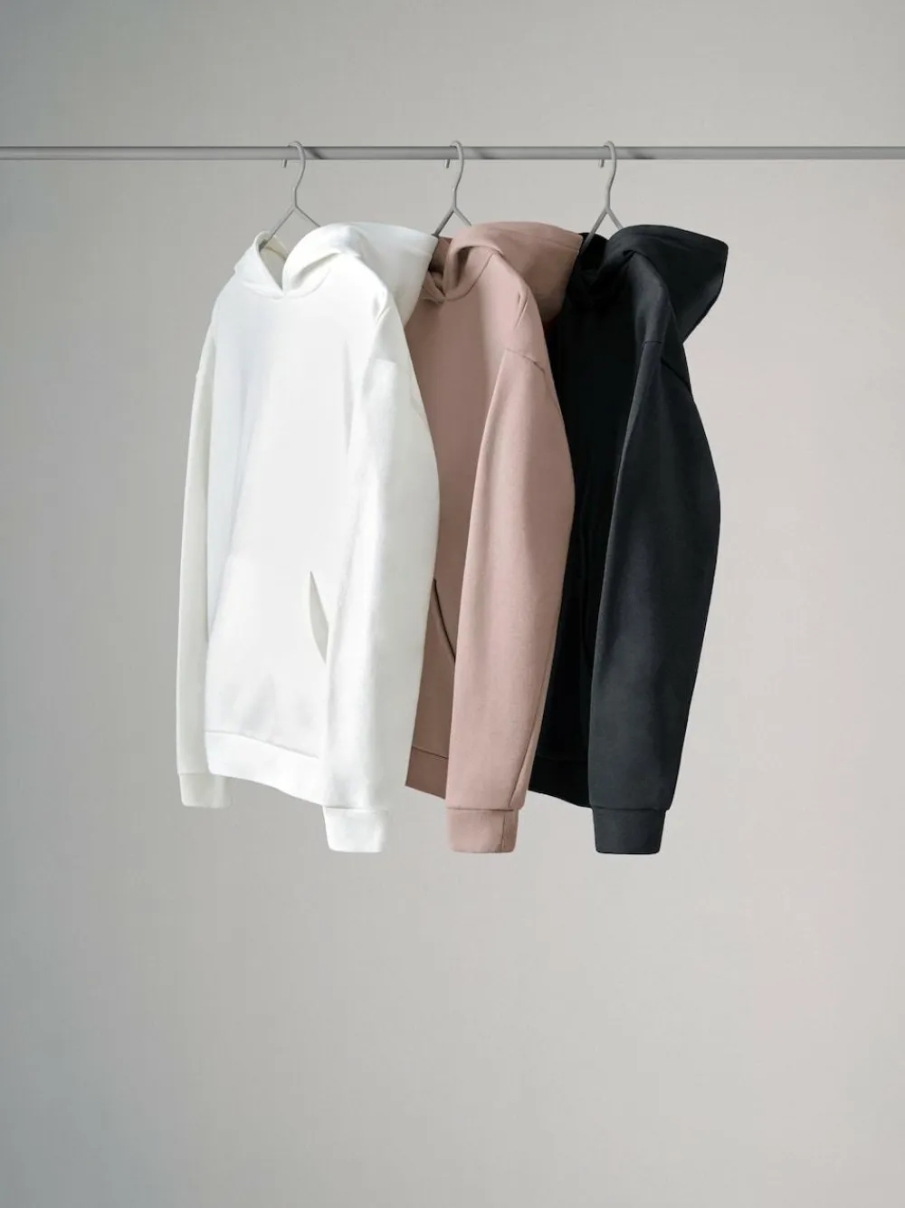 The Set 3 Pack Relaxed Hoodies Cream/Taupe/Black^Women Sportswear|Loungewear