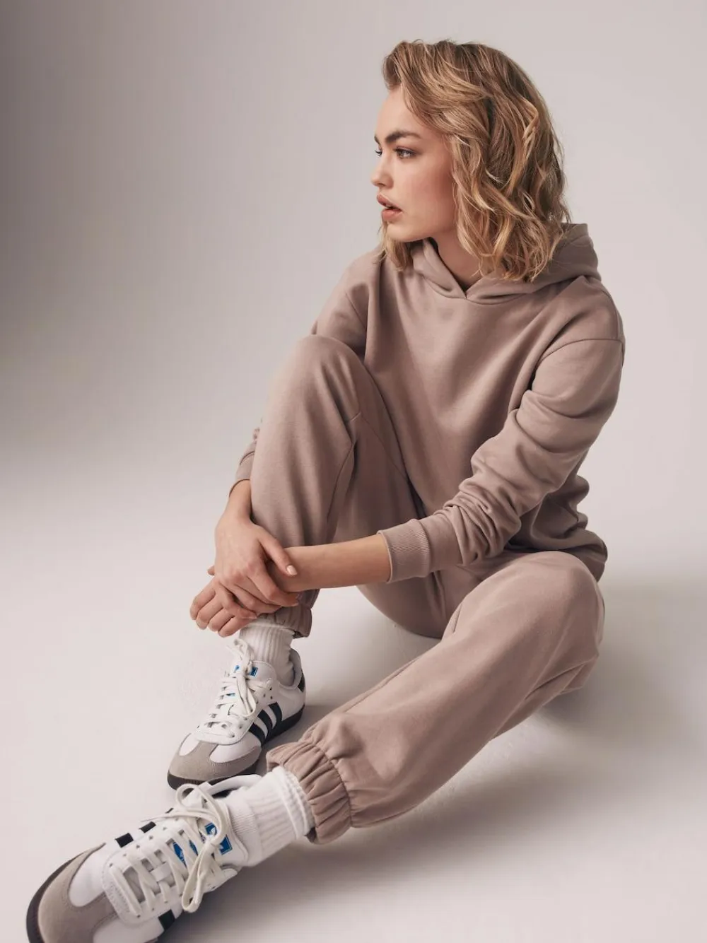 The Set 3 Pack Relaxed Hoodies Cream/Taupe/Black^Women Sportswear|Loungewear