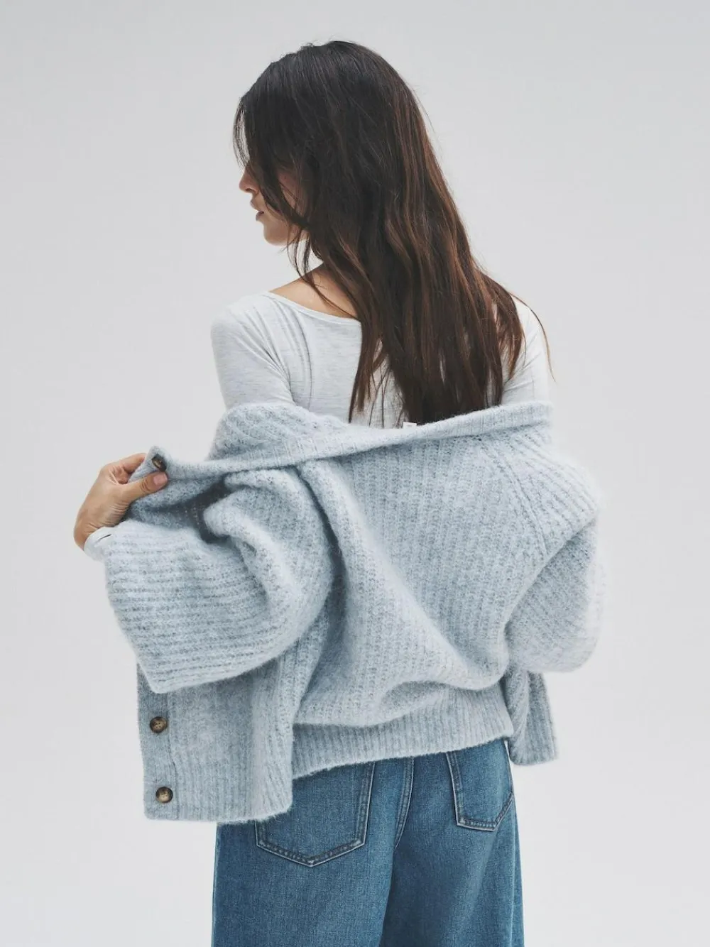 The Set 2 Pack Ribbed Chunky Knitted Cardigans^Women Knitwear|Knitwear