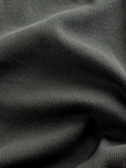 The Set 3 Pack Short Sleeve Ribbed Midi Dresses Black/Chocolate/Charcoal