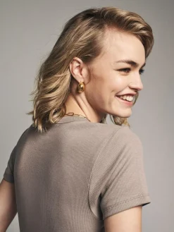 The Set 3 Pack Short Sleeve Ribbed T-Shirts^Women Loungewear