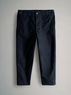 The Set 3 Pack Slim Leg Chino Trousers Navy Blue/Tan Brown/Green^BOY Pants & Chinos