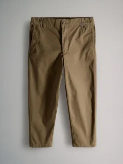 The Set 3 Pack Slim Leg Chino Trousers Navy Blue/Tan Brown/Green^BOY Pants & Chinos