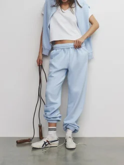 The Set 2 Pack Sweat Cuffed Joggers Blue/Light Blue^Women Leggings & Sweatpants
