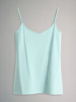 The Set 7 Pack Thin Strap Vest Tops^Women Tops & T-Shirts