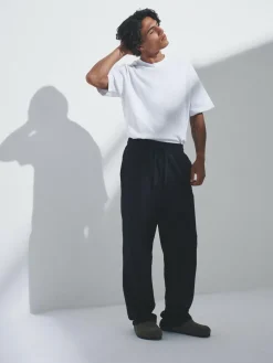 Discount The Set 4 Pack Wide Leg Joggers Black/Grey