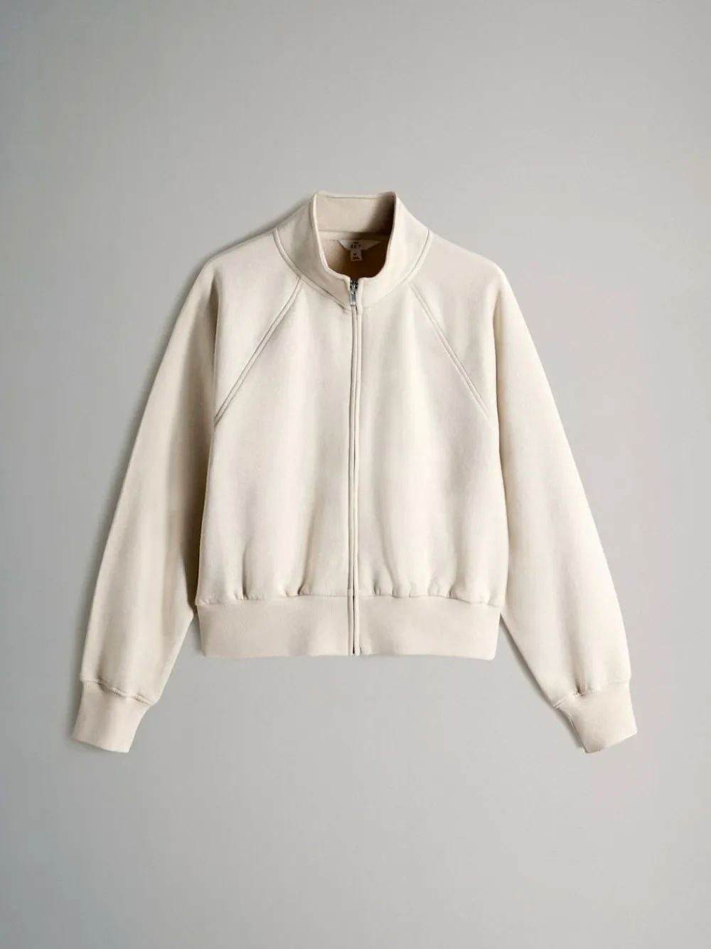 Outlet The Set 2 Pack Zip Cropped Funnel Neck Jackets Black/Stone