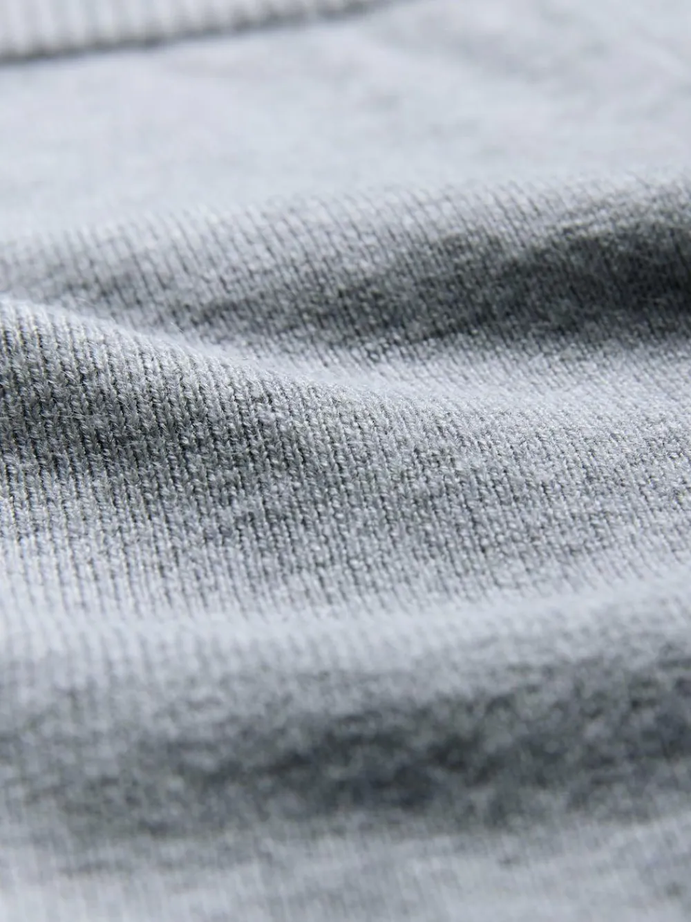 Discount The Set Knitted Ribbed Hoodie and Wide Leg Trouser Co-ord Light Grey Marl