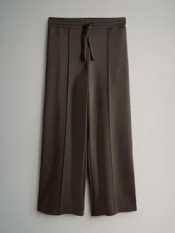 The Set Modal Straight Leg Joggers 2 Pack Navy Blue/Chocolate Brown