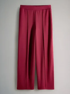 The Set Modal Straight Leg Joggers 2 Pack Black/ Dark Red