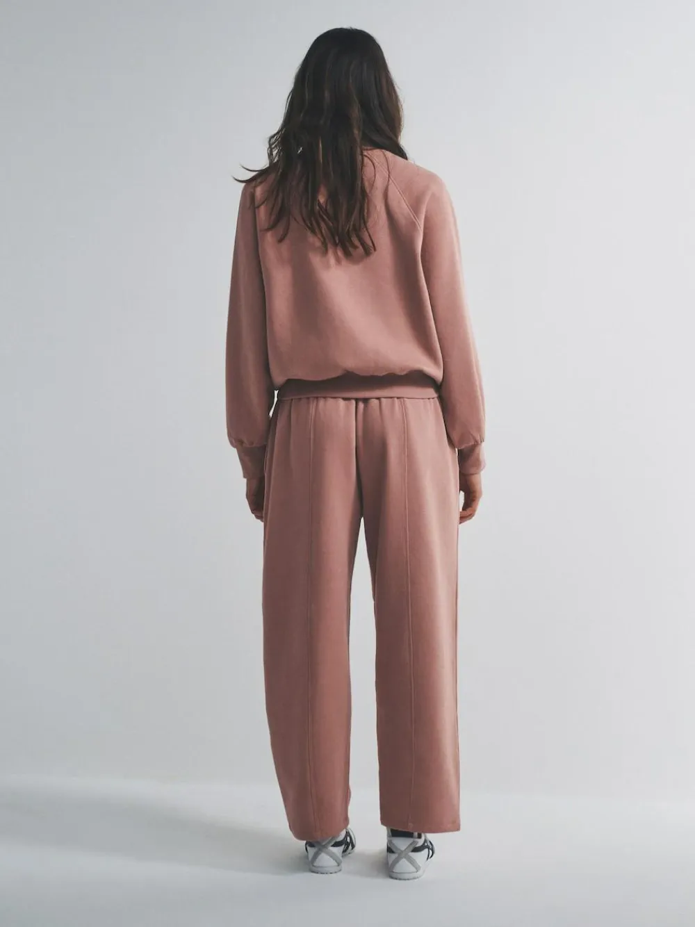 Hot The Set Pink Oversized Raglan Sweatshirt and Barrel Leg Jogger Co-Ord Set