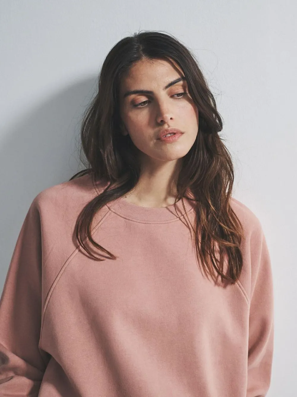 Hot The Set Pink Oversized Raglan Sweatshirt and Barrel Leg Jogger Co-Ord Set