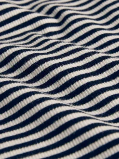 Hot The Set Stripe 2 Pack Button Through Long Sleeve Top and Drawstring Trousers Co-Ord Set