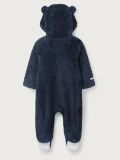 The White Company Blue Navy Fleece Romper^ Rompers & Overalls