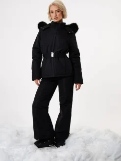 Threadbare Belted Padded Ski Jacket^Women Coats & Jackets|Coats & Jackets