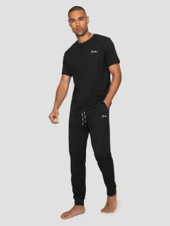 New Threadbare Black Pyjamas Set